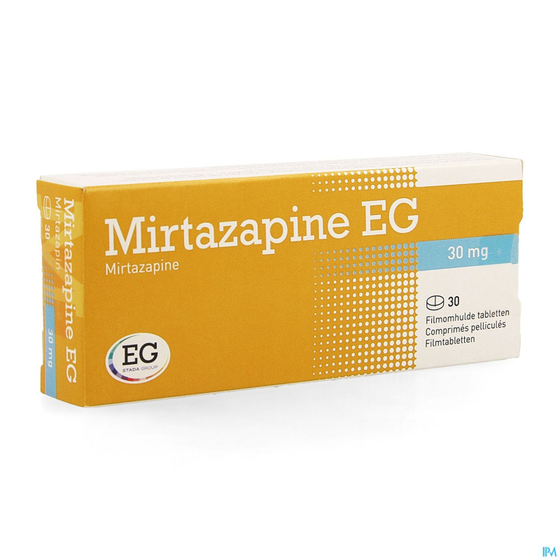 Mirtazapine eg 30mg comp pell 30x30mg
