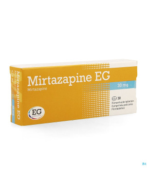 Mirtazapine eg 30mg comp pell 30x30mg