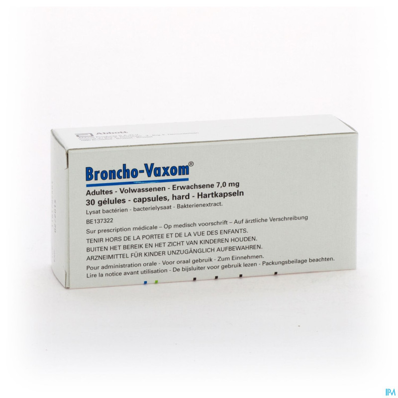 Broncho vaxom caps impexeco 30 x 7,0 mg pip