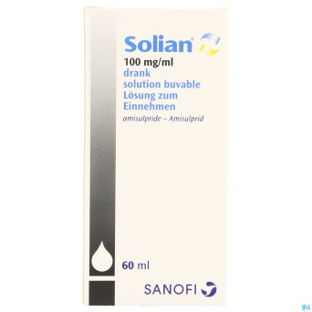 Solian sol per os fl 60 ml 100 mg/ml