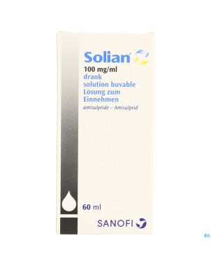 Solian sol per os fl 60 ml 100 mg/ml