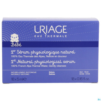 Uriage isophy serum physio naturel unidose 20x5ml