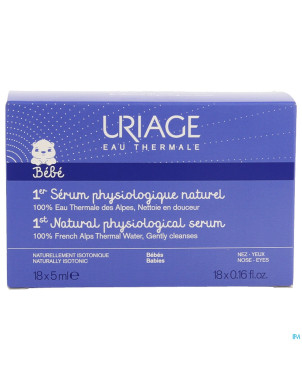 Uriage isophy serum physio naturel unidose 20x5ml