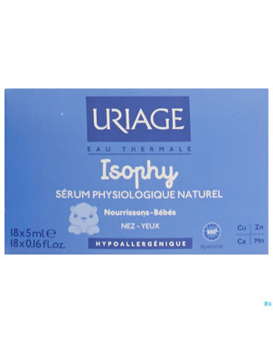 Uriage isophy serum physio naturel unidose 20x5ml