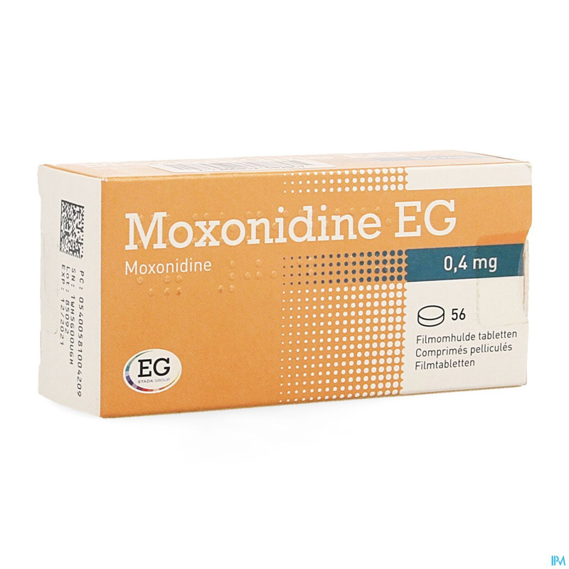 Moxonidine eg comp 56x0,4mg