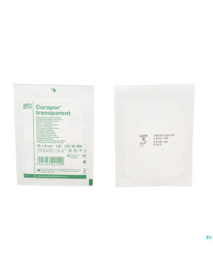 Curapor transparent steril    10cmx 8cm  25 13102