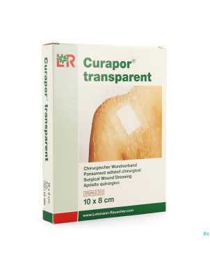 Curapor transparent steril    10cmx 8cm   5 13100