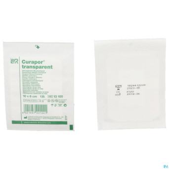 Curapor transparent steril    10cmx 8cm   5 13100