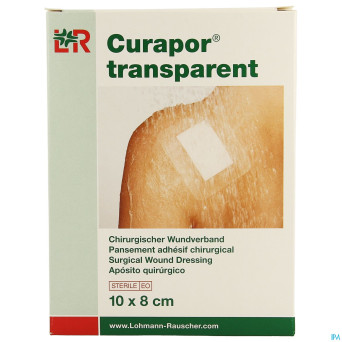 Curapor transparent steril    10cmx 8cm   5 13100