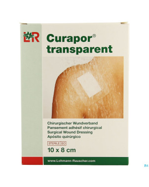 Curapor transparent steril    10cmx 8cm   5 13100