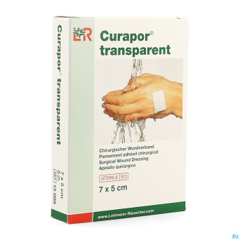 Curapor transparent steril    7cmx 5cm   5 13099