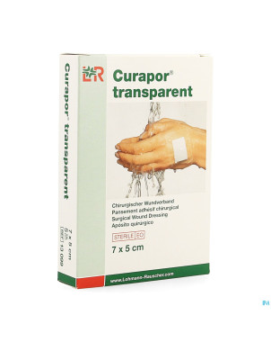 Curapor transparent steril    7cmx 5cm   5 13099