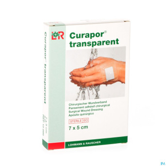 Curapor transparent steril    7cmx 5cm   5 13099