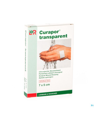Curapor transparent steril    7cmx 5cm   5 13099