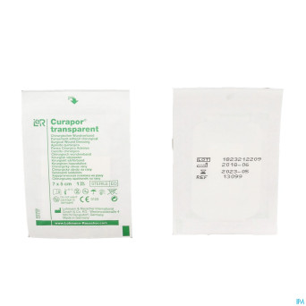 Curapor transparent steril    7cmx 5cm   5 13099