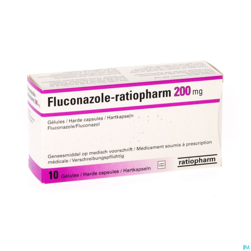 Fluconazole ratiopharm caps 10 x 200 mg