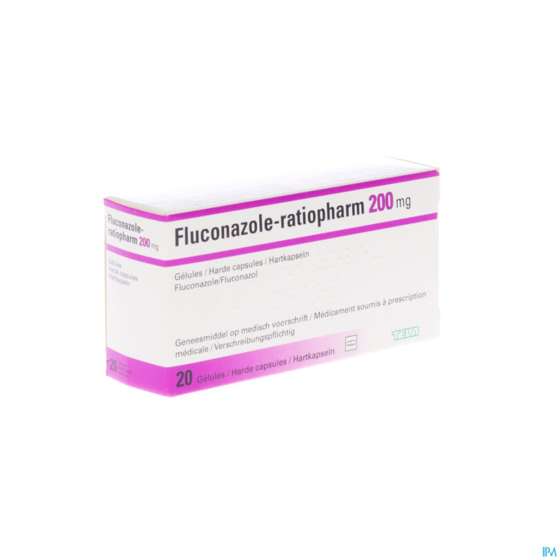 Fluconazole ratiopharm caps 20 x 200 mg