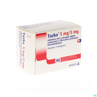 Tazko 5,0/5,0 mg liberat prolon comp 98 x 5