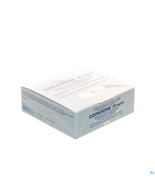 Copaxone 20mg/ml sol inj seringue prerempli 28