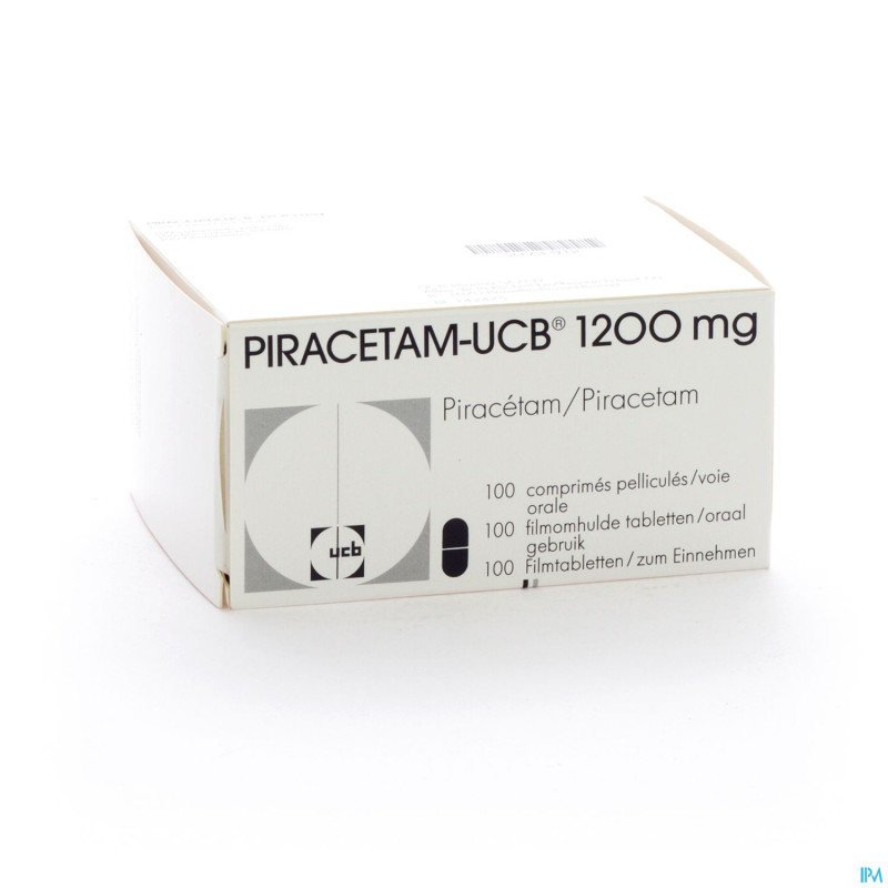 Piracetam ucb 1200mg comp 100x1200mg