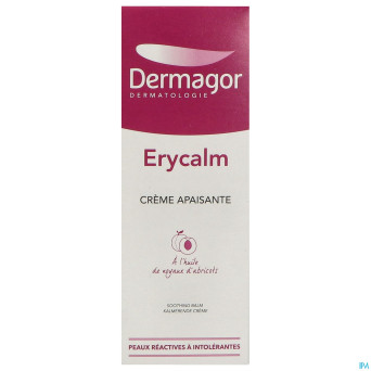Dermagor erycalm soin apaisant peau reactive  40ml