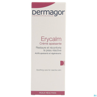 Dermagor erycalm soin apaisant peau reactive  40ml