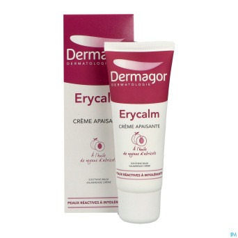 Dermagor erycalm soin apaisant peau reactive  40ml