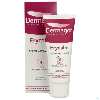 Dermagor erycalm soin apaisant peau reactive  40ml