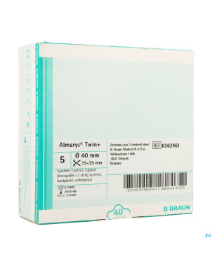 Almarys twin plus plaques 40/15-35mm 5 036240j