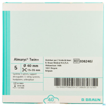 Almarys twin plus plaques 40/15-35mm 5 036240j