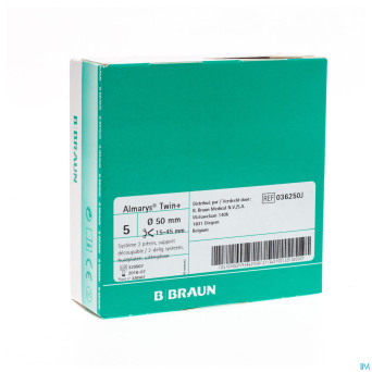 Almarys twin plus plaques 50/15-45mm 5 036250j