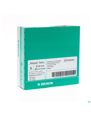 Almarys twin plus plaques 50/15-45mm 5 036250j