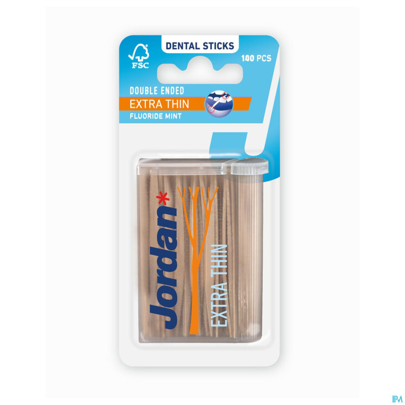 Jordan cure-dents extra fin double face 140