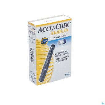 Accu chek multiclix kit(autopiq.+2cart.6lancettes)
