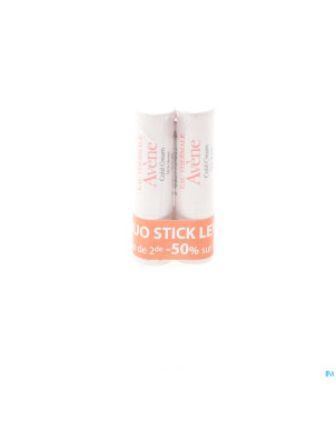 Avene duo stick levres cold cream 2x4g