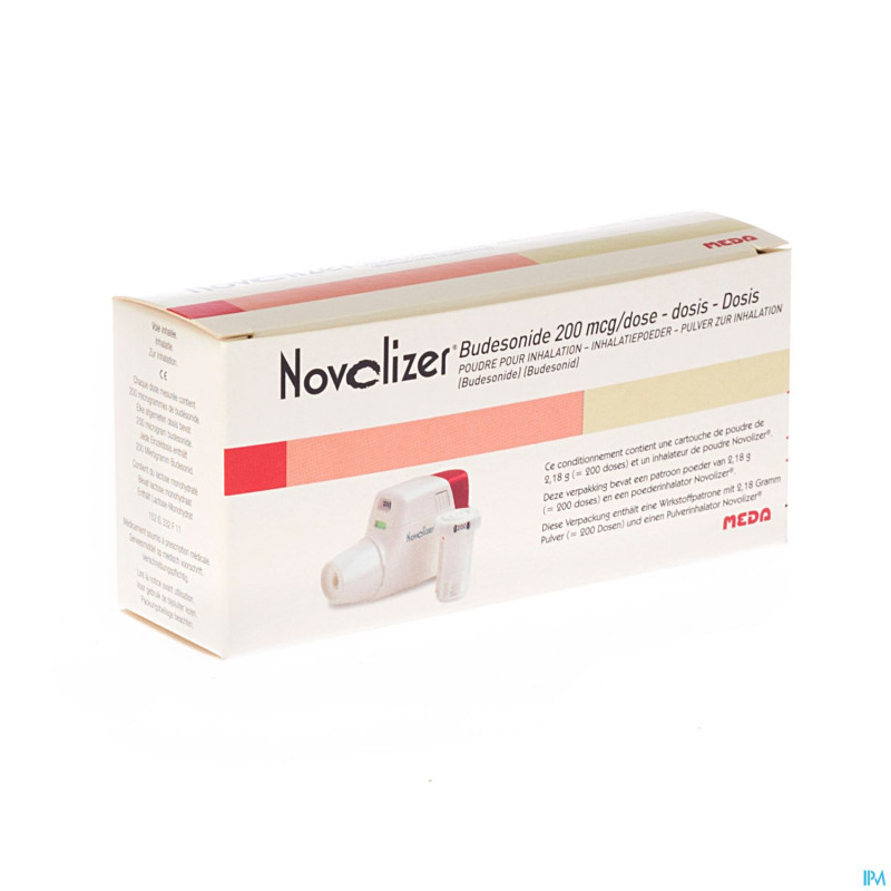 Novolizer budesonide 200x200 mcg pdr inhal