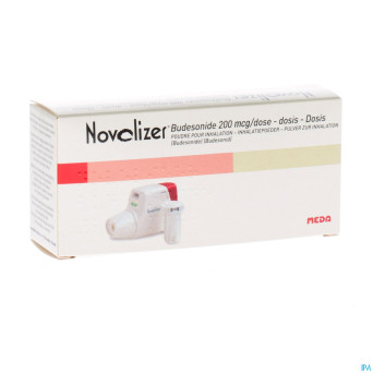 Novolizer budesonide 200x200 mcg pdr inhal