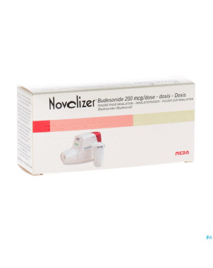 Novolizer budesonide 200x200 mcg pdr inhal