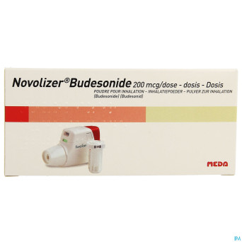 Novolizer budesonide 200x200 mcg pdr inhal
