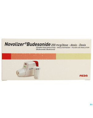 Novolizer budesonide 200x200 mcg pdr inhal