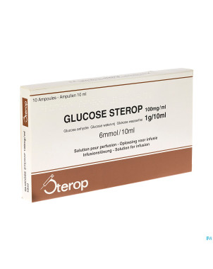 Glucose 10 % sterop 1 g/10 ml  10
