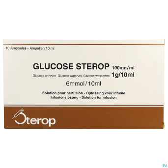 Glucose 10 % sterop 1 g/10 ml  10