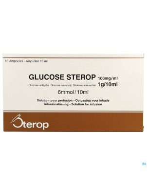 Glucose 10 % sterop 1 g/10 ml  10