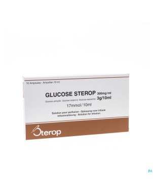 Glucose 30 % sterop 3 g/10 ml  10