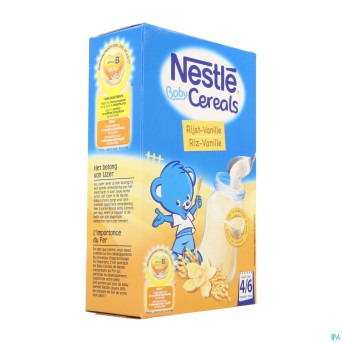 Nestle baby cereals riz-vanille    500g