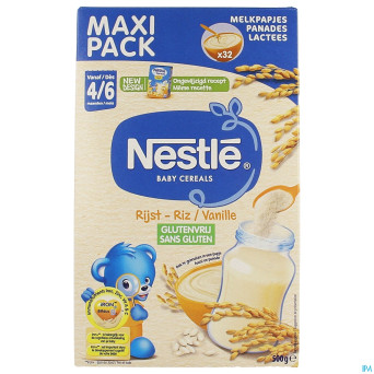 Nestle baby cereals riz-vanille    500g