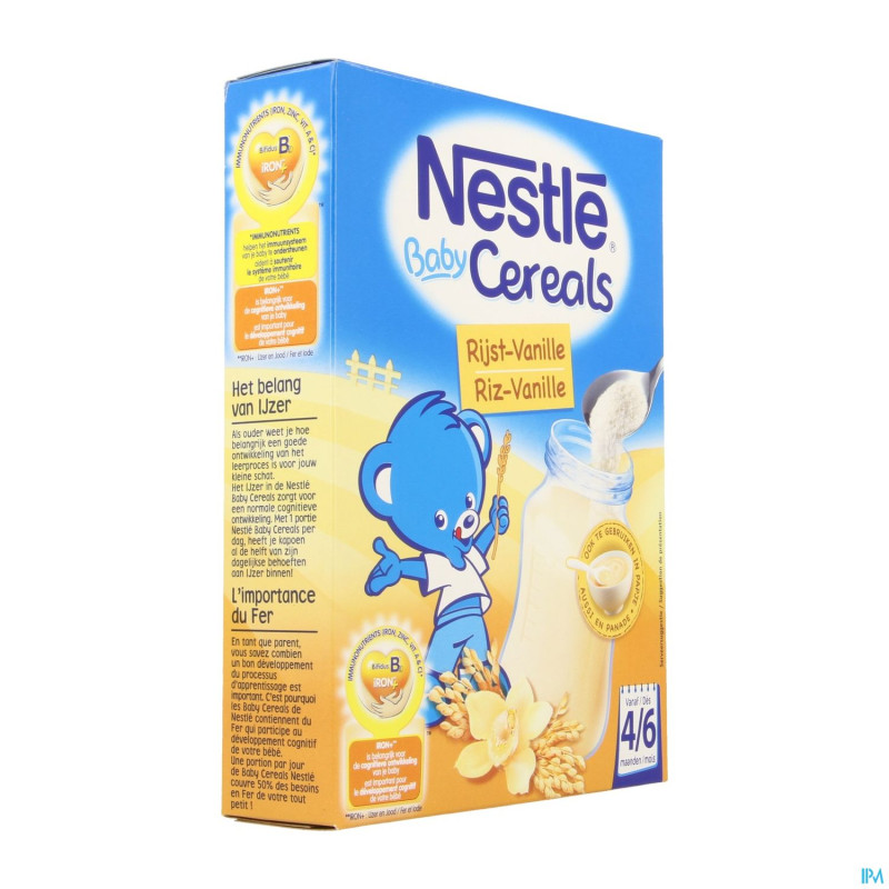Nestle baby cereals riz-vanille    250g