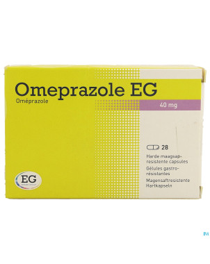 Omeprazole eg 40 mg gastro resist caps bl 28x40mg