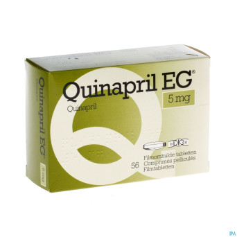 Quinapril eg  5 mg comp 56 x 5 mg