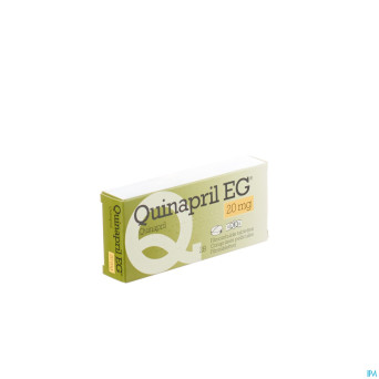 Quinapril eg 20 mg comp 28 x 20 mg